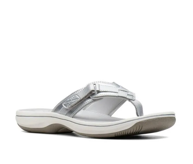 Women's Clarks Breeze Sea Flip-Flops