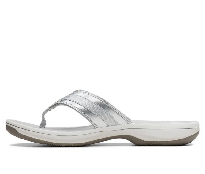 Women's Clarks Breeze Sea Flip-Flops