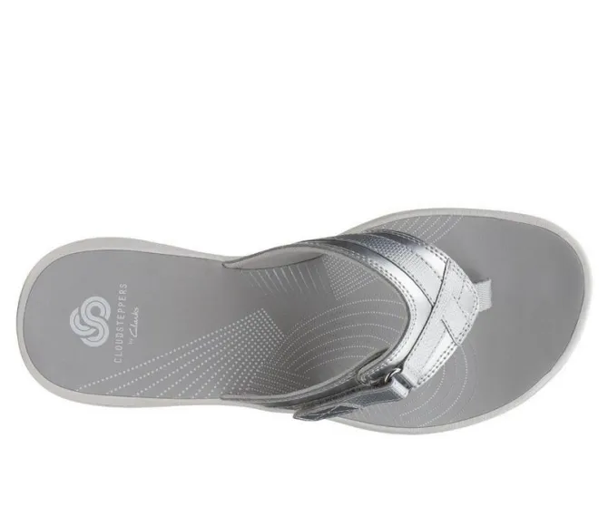 Women's Clarks Breeze Sea Flip-Flops