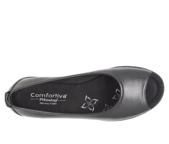 Women's Comfortiva Pratima Peep Toe Flats