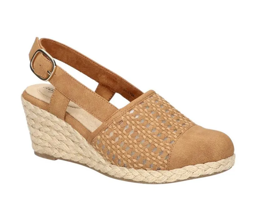 Women's Easy Street Taffy Espadrille Wedges