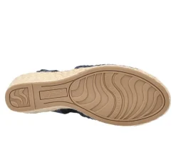 Women's Easy Street Taffy Espadrille Wedges