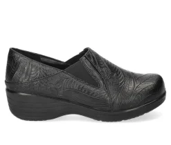 Women's Easy Works by Easy Street Bind Hot Coffee Slip-Resistant Clogs