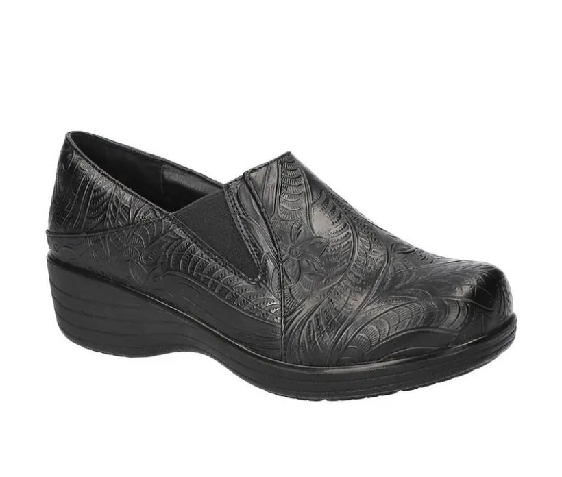 Women's Easy Works by Easy Street Bind Hot Coffee Slip-Resistant Clogs