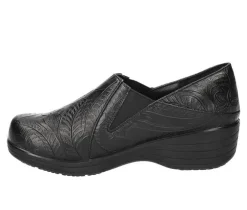 Women's Easy Works by Easy Street Bind Hot Coffee Slip-Resistant Clogs