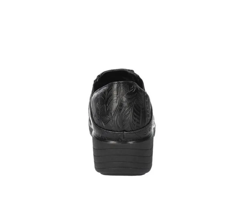 Women's Easy Works by Easy Street Bind Hot Coffee Slip-Resistant Clogs