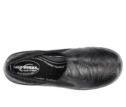 Women's Easy Works by Easy Street Bind Hot Coffee Slip-Resistant Clogs