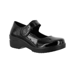 Women's Easy Works by Easy Street Lead Black Tooled Slip-Resistant Clogs