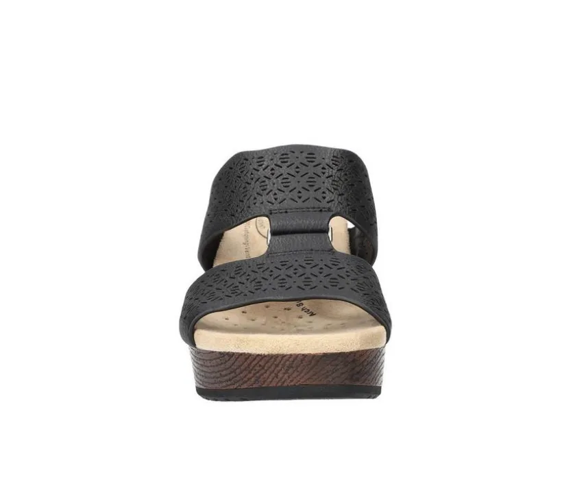 Women's Easy Works by Easy Street Rin Wedge Sandals