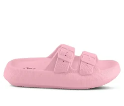 Women's Flexus Bubbles Waterproof Platform Slides