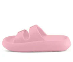 Women's Flexus Bubbles Waterproof Platform Slides
