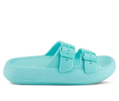 Women's Flexus Bubbles Waterproof Platform Slides