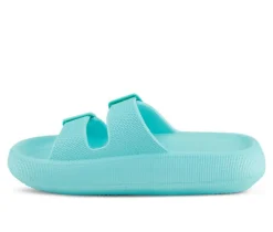 Women's Flexus Bubbles Waterproof Platform Slides