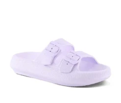 Women's Flexus Bubbles Waterproof Platform Slides