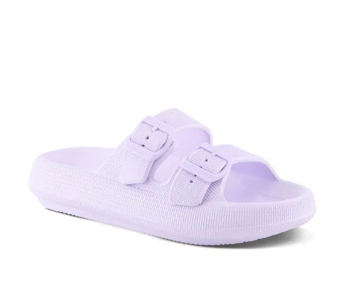 Women's Flexus Bubbles Waterproof Platform Slides