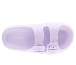 Women's Flexus Bubbles Waterproof Platform Slides