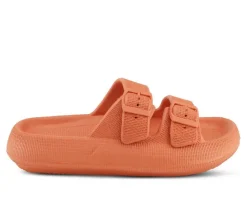Women's Flexus Bubbles Waterproof Platform Slides