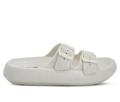 Women's Flexus Bubbles Waterproof Platform Slides