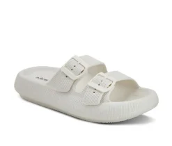 Women's Flexus Bubbles Waterproof Platform Slides