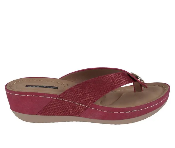 Women's GC Shoes Dafni Wedge Flip-Flops
