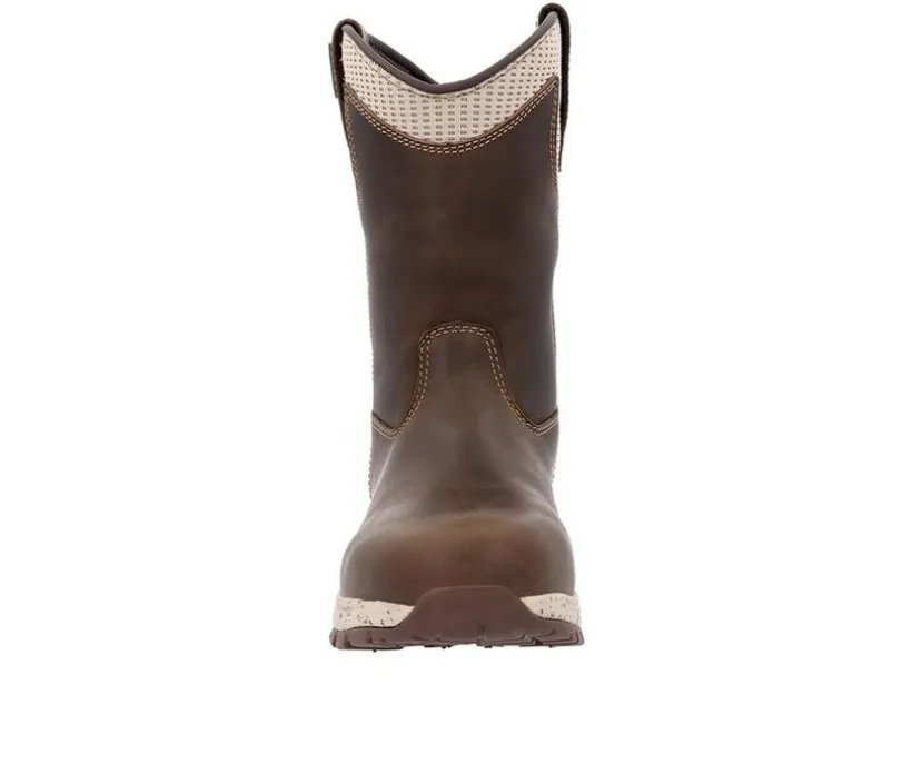Women's Georgia Boot Eagle Trail Pull On Work Boots