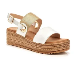 Women's Henry Ferrara Monica Platform Wedge Sandals