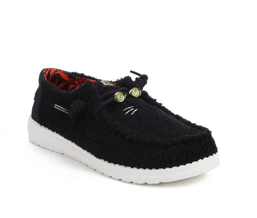 Women's HEYDUDE Wendy Black Cat