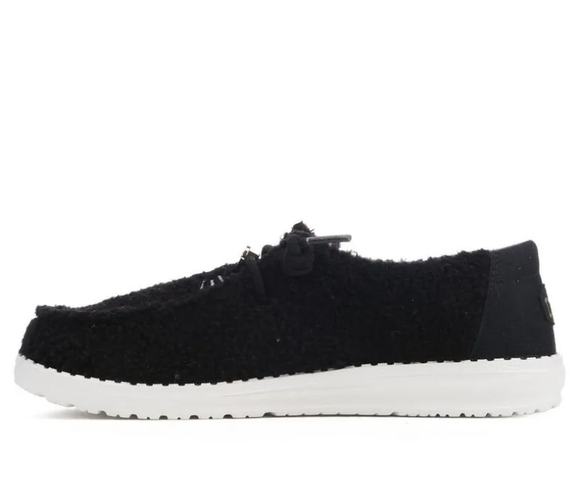 Women's HEYDUDE Wendy Black Cat