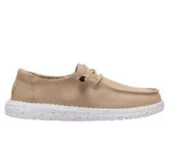 Women's HEYDUDE Wendy Stretch Canvas Casual Shoes