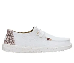 Women's HEYDUDE Wendy Textured Knit Grey/Multi Boat Shoes