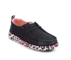 Women's HEYDUDE Wendy Work CE Leopard Slip Resistant Shoes