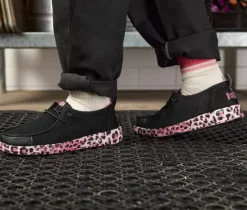 Women's HEYDUDE Wendy Work CE Leopard Slip Resistant Shoes