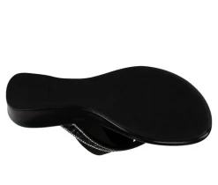 Women's Italian Shoemakers Deleiza Wedge Flip-Flops