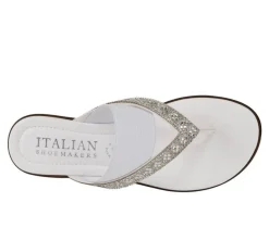 Women's Italian Shoemakers Deleiza Wedge Flip-Flops