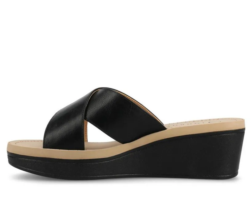 Women's Journee Collection Biara Wedge Sandals