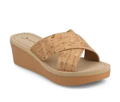 Women's Journee Collection Biara Wedge Sandals