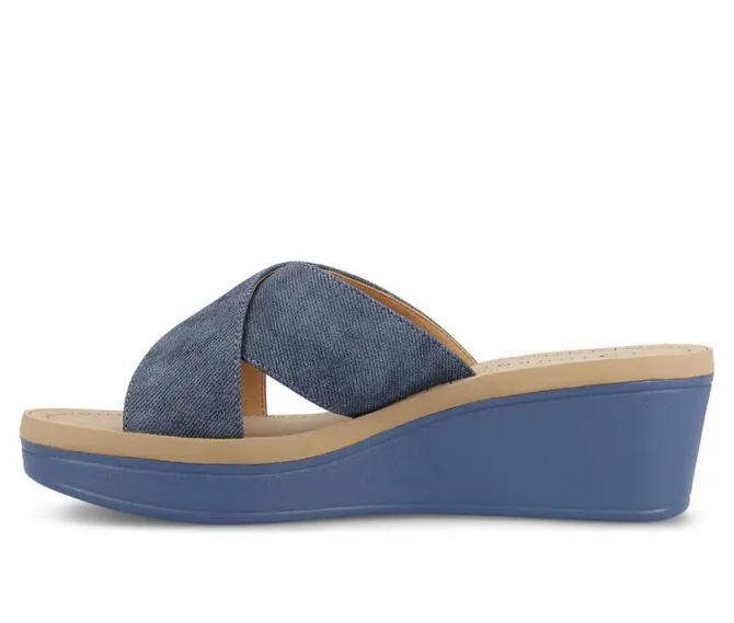 Women's Journee Collection Biara Wedge Sandals