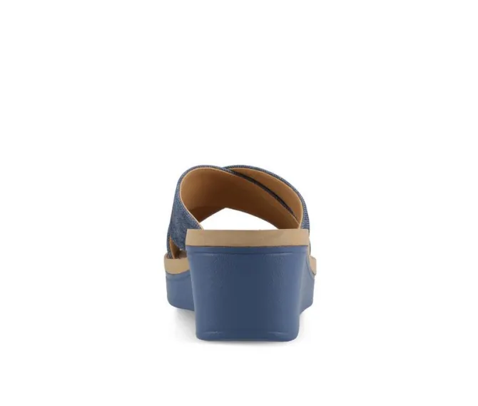 Women's Journee Collection Biara Wedge Sandals