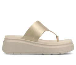Women's Journee Collection Carah Platform Flip-Flops