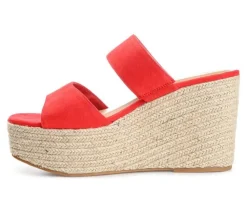 Women's Journee Collection Ilyana Espadrille Platform Wedge