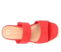 Women's Journee Collection Ilyana Espadrille Platform Wedge