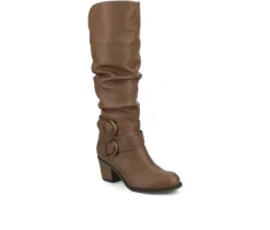 Women's Journee Collection Landree Wide Calf Knee High Boots