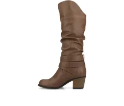 Women's Journee Collection Late Wide Calf Knee High Boots