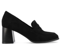 Women's Journee Collection Malleah Block Heel Loafers