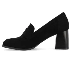Women's Journee Collection Malleah Block Heel Loafers