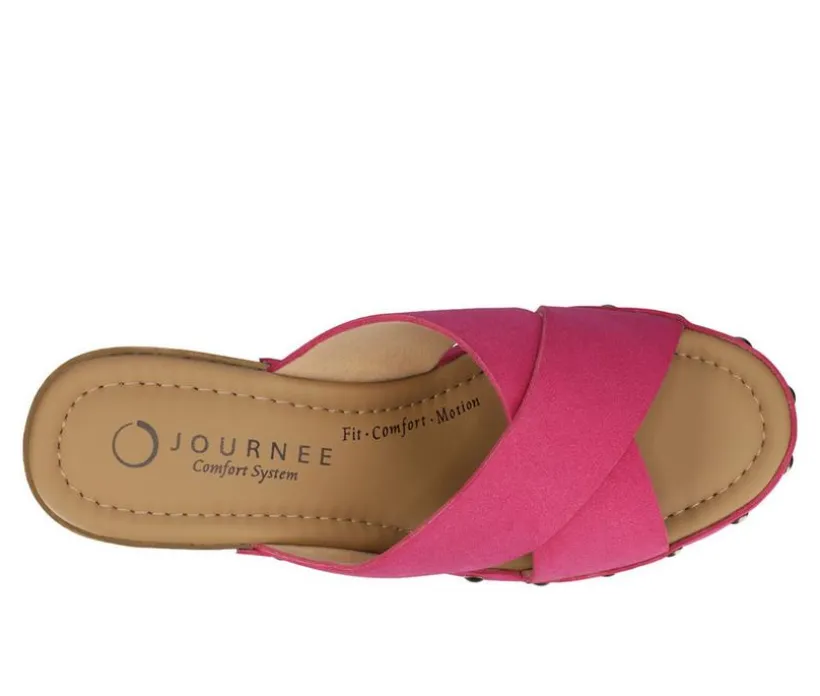 Women's Journee Collection Silvana Wedge Sandals