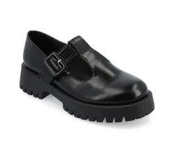 Women's Journee Collection Suvi Chunky T-Strap Mary Janes