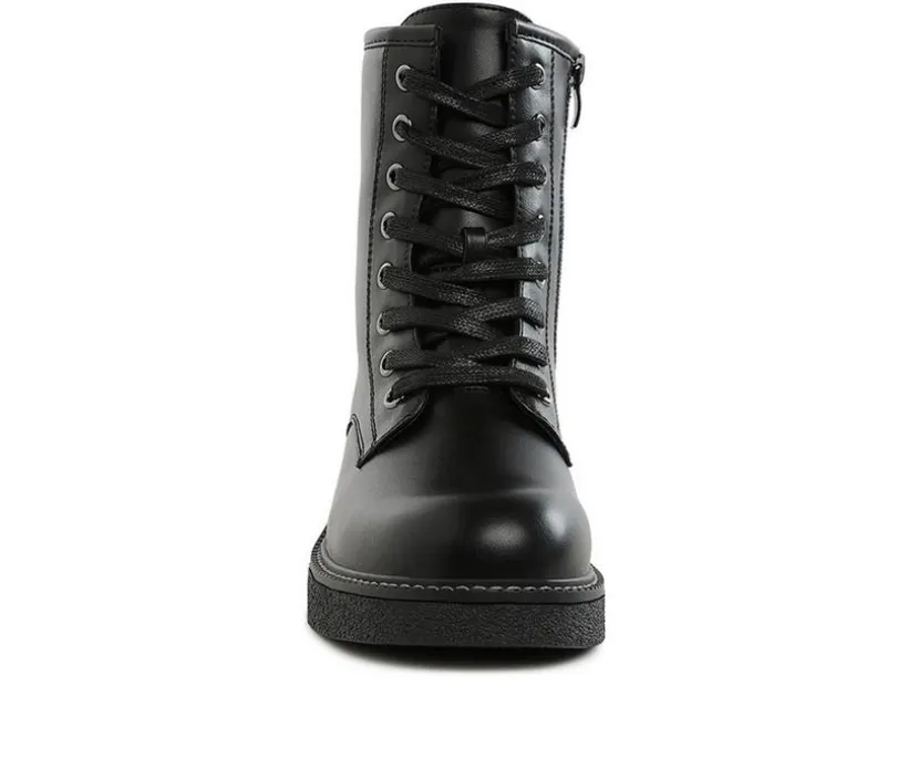 Women's London Rag Clover Combat Booties