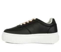 Women's London Rag Cross Stitch Platform Sneakers