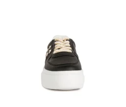 Women's London Rag Cross Stitch Platform Sneakers